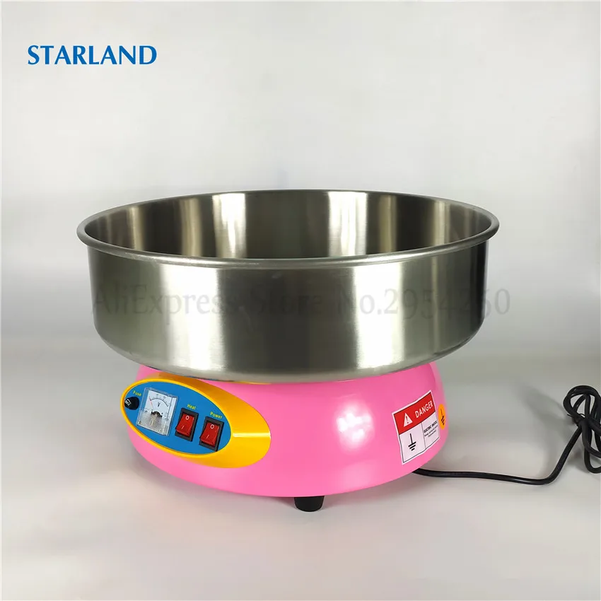 

Машина для производства сладостей Candy Cloud Cotton Candy Machine Carnival Commercial, устройство для изготовления нитей из нержавеющей стали диаметром 52 см, верх...