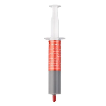 

Silicone Paste 29g Syringe Thermal Grease Gray for PC CPU Chip Heatsink Paste Conductive Compound ABS Cooling Radiator Cooler