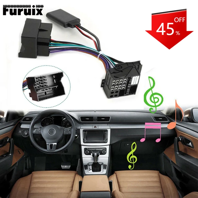 Car Radio Car Bluetooth 5.0 Audio AUX Cable Adapter MIC For Mercedes-Benz  W169 W245 W203 W209 W164 R230 APS NTG CD20 30/50 - AliExpress