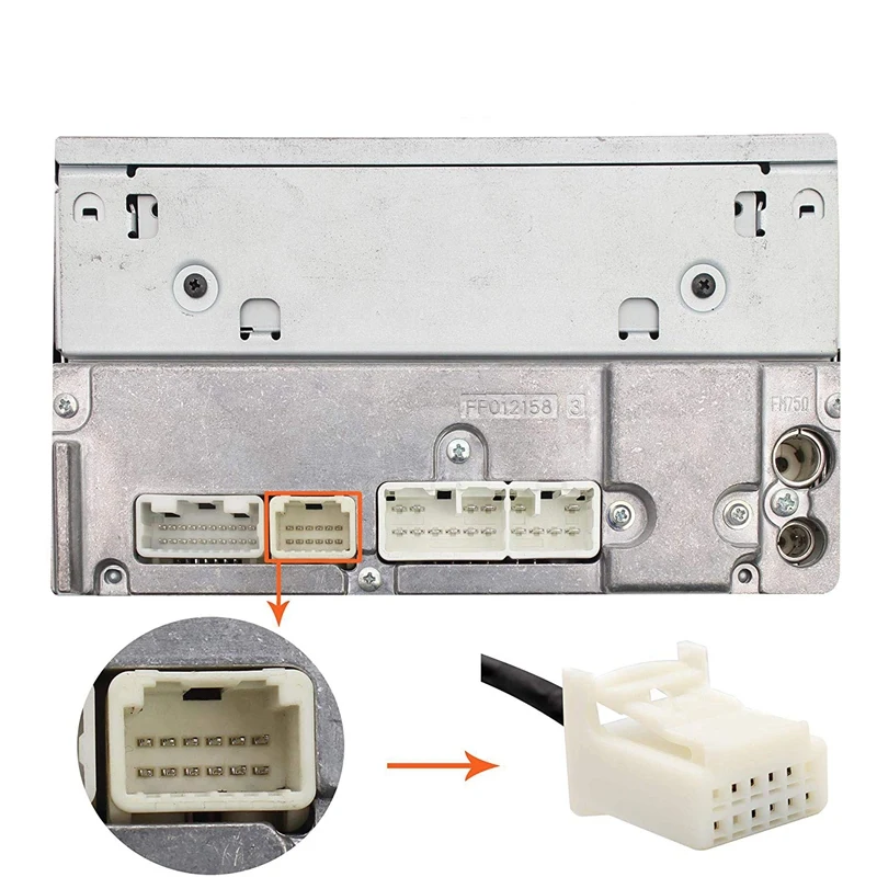 Aux интерфейс, Автомобильный USB MP3 Интерфейс адаптер 3,5 мм AUX вход для 2005-2011 Camry 2003- Corolla 2004-2010 Highlander 2004-2
