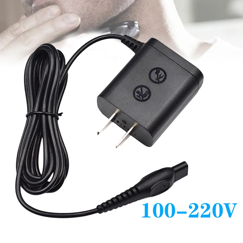 5W Shaver Power Cord Charger Adapter US Plug Trimmer Mens For Philips Electric Norelco Machine HQ850/HQ912/HQ916/HQ909 | Электроника