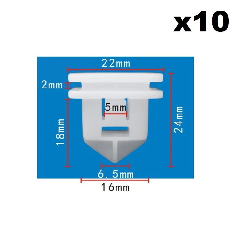 10 шт. для VOLVO C30, S40, S80, V50, V70, XC70 OEM 2008- внешние коромыслы клипсы для молдинга 8678010