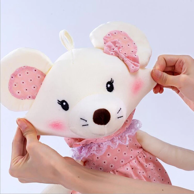 Стиль мышь плюшевые игрушки мягкие животные Kawaii принцесса мышь игрушки плюшевые куклы детские игрушки девочки Ragdoll подарок