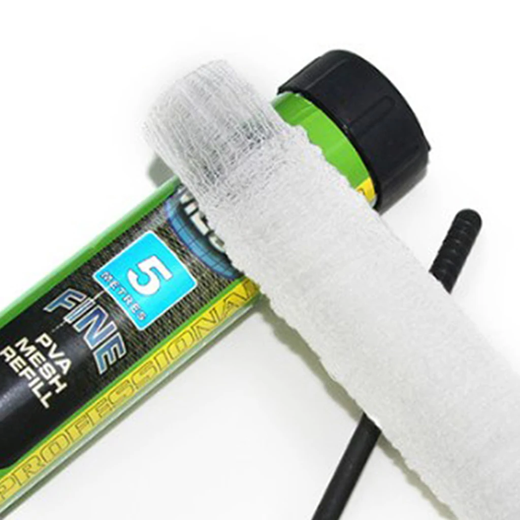 Pva Fishing Mesh Dissolve Refillbait Bag For Solid Bait Tackle Throwing Tool Mesh Bait Mesh Universal Refill Stocking Bait Bags