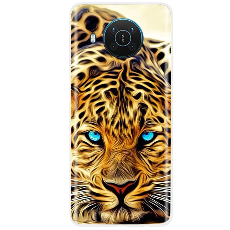 Soft Phone Case For Nokia X10 Case Cute Silicone Case For Nokia X10 TA-1350 TA-1332 Soft Case For NokiaX10 X 10 Coque Fundas neck pouch for phone