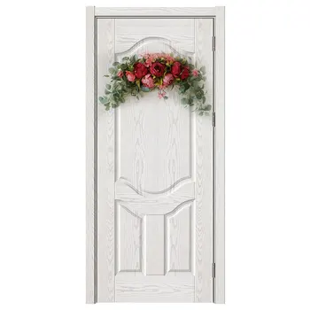 

Handmade DIY Table Wall Home Hanging Wreath Party Wedding Decoration Peony Backdrop Flowers 75cm