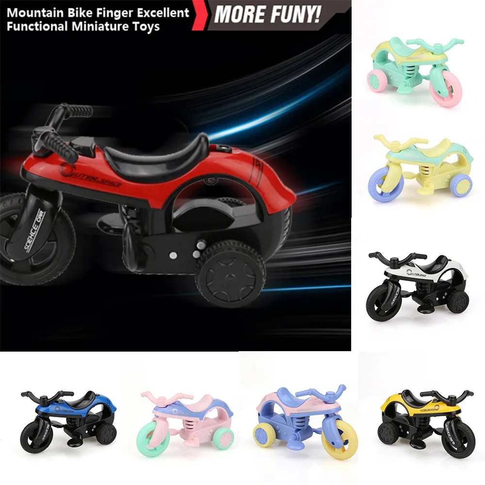 Mini Vehicle Pull Back Bikes with Big Tire Wheel Creative Gifts for Kids Black Diecast Alloy Motorcycle Model Toy Children G918 |