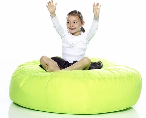 green Круглая бобовая подушка для пола, Yoya beanbag матрас - Цвет: green