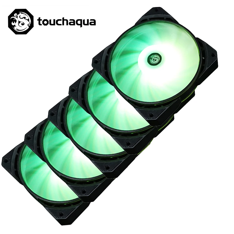 

Bitspower Touchaqua 12CM DRGB 5V Fan,Radiator PWM Fans,Hydraulic Bearing 12V Fan ,High Wind Pressure Slient BPTA-NJORD120-DRGB