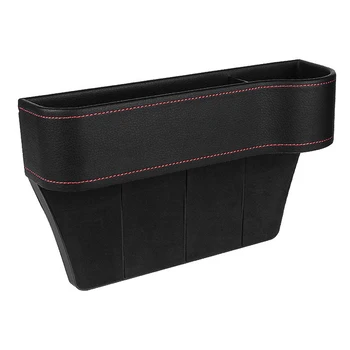 

Car Universal Storage Box Seat Storage Box in Front Passenger Seat Car Crevice Finishing Box Black