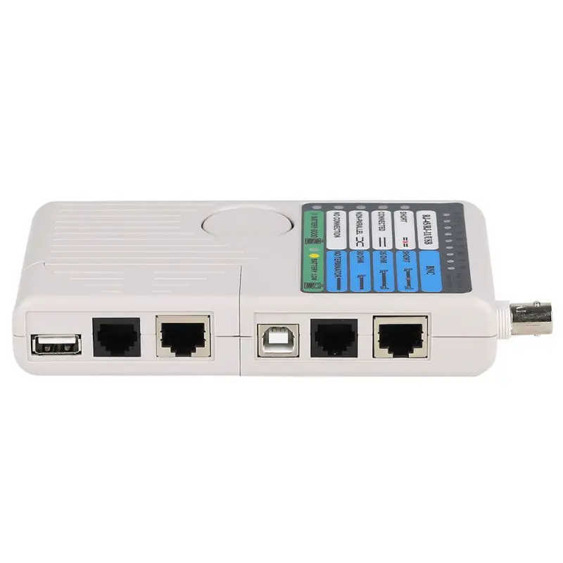 Многофункциональный дистанционный сетевой кабель тестер Rj11/Rj45/USB/BNC LAN кабель Cat5 Cat6 тестер проводов