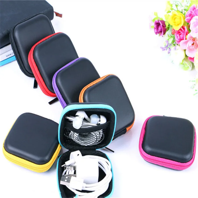 

Mini Small Zip Lock Cable Case for Earphone Storage Headphone Case