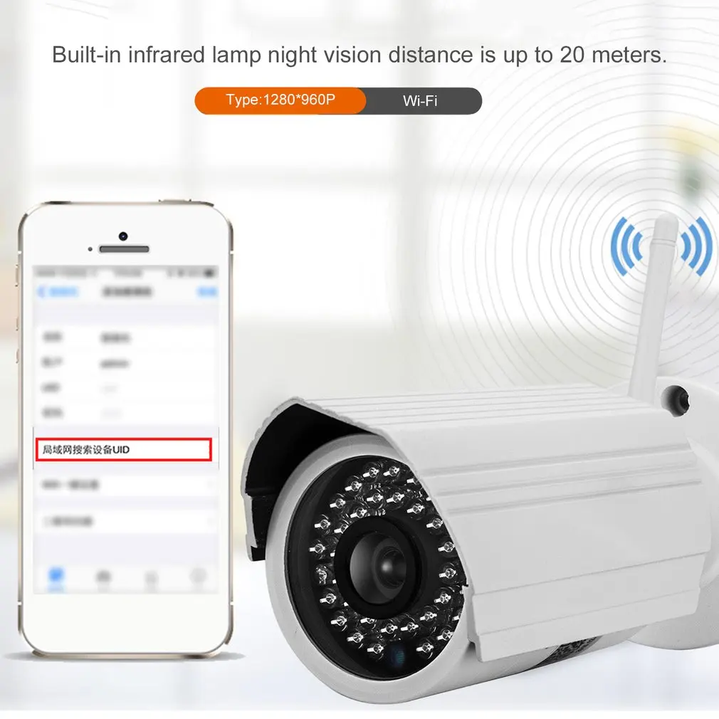 Surveillance Camera FSL-WF505RG Million Pixel Outdoor Wireless Camera Remote Monitoring WIFI Camera Wireless Video Camera