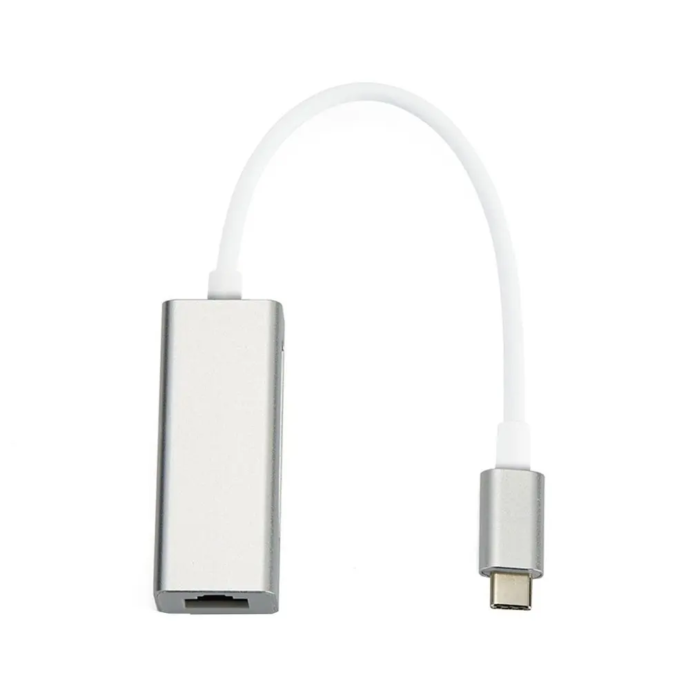 Сетевой порт type-C для Rj45, USB 3,1 type-C 100 M, проводной сетевой адаптер, сетевой адаптер для ноутбука, компьютера type-C, адаптер Ethernet