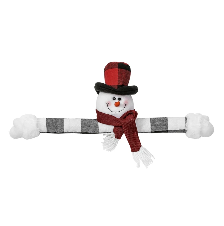 Santa Claus Elk Windows Christmas Curtain Decor 29 XS0030-00-09