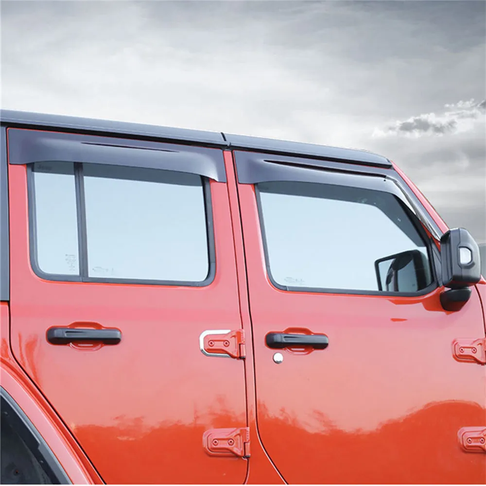 Набор козырьков для окон осевых SCX10 III AXI03007 Wrangler RC автозапчасти защита от солнца