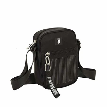 

F.C. Juventus Borsa/Tracolla Square Shoulder Bag Black And Withe Dimensioni 22x12.5x6 cm circa