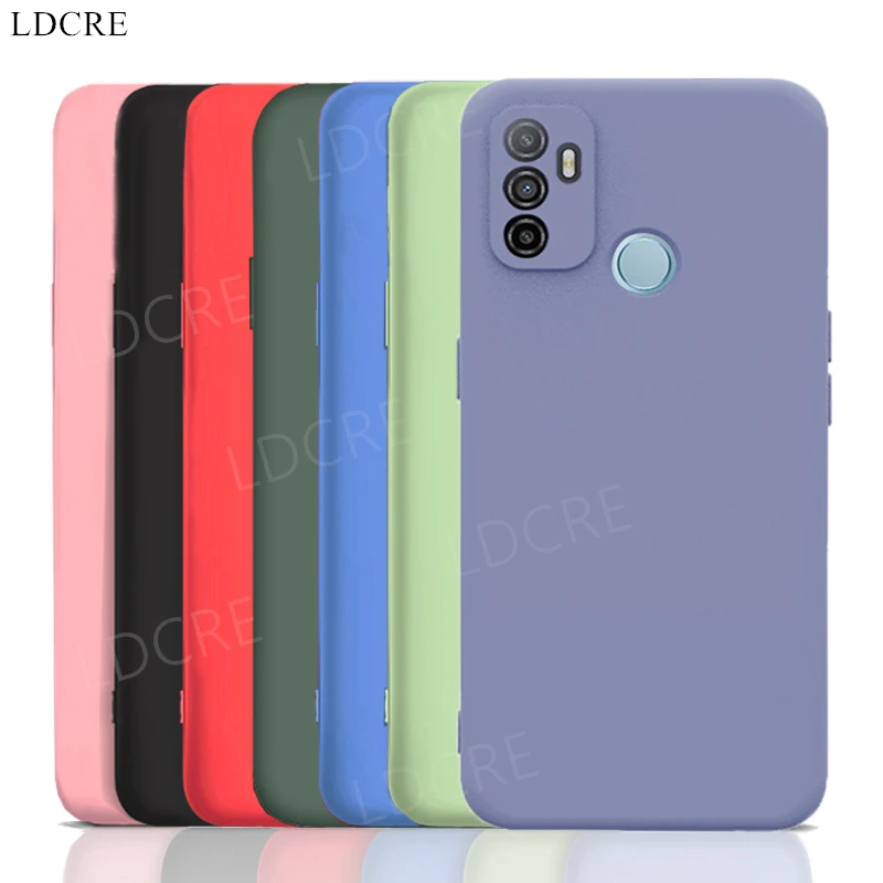 Funda protectora de goma suave para OPPO A53, carcasa de silicona para OPPO A78, A53, A96, A77s, A58, A76, A94, A95, A74, A52, A72, A57