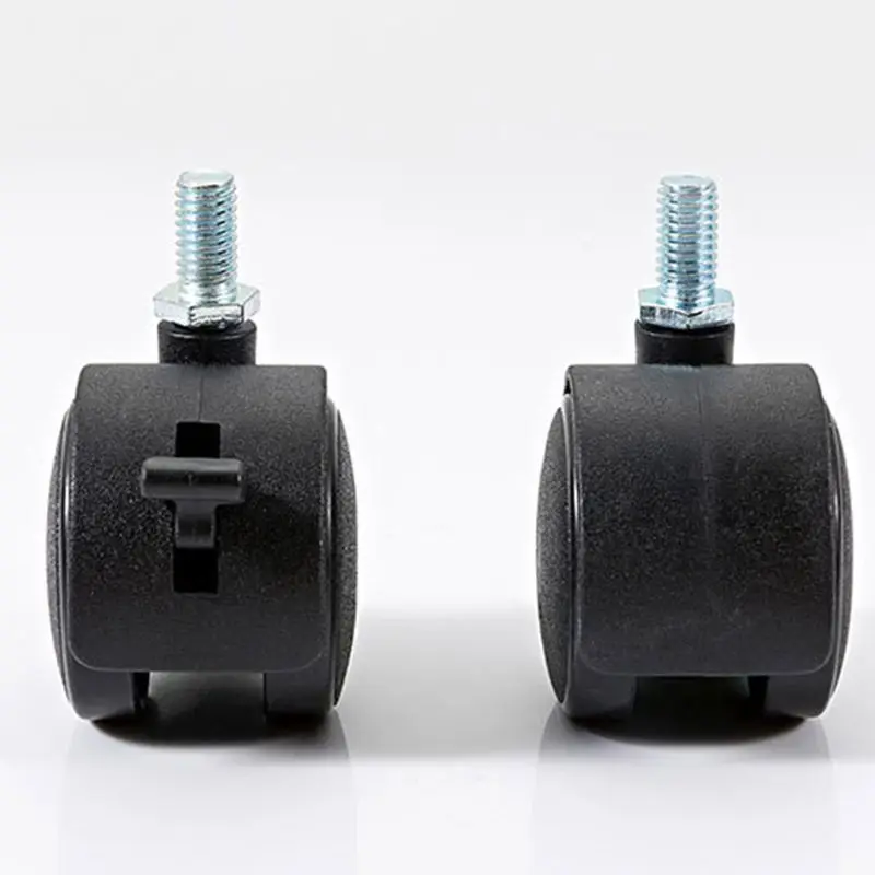 

10Pcs/set Screw Furniture Universal Wheel Swivel Caster Wheels with Brake Protection for Home Hardware