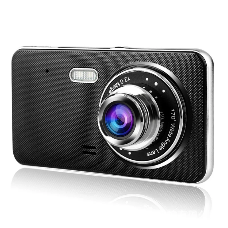 QPLOVE 4 ''DVR сенсорный экран HD 1080P Dashcam вождение автомобиля запись с g-сенсором ночного видения и парковки монитор циклическая запись