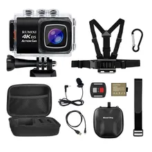 Ultra HD 4K Спортивная экшн-камера со встроенным Wi-Fi EIS функцией пульта дистанционного управления 30 м Водонепроницаемая камера для записи видео аксессуары