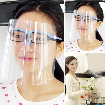 

Transparent Cooking Anti Flue Spittle Anti Dust Splash Oil Proof Face Shield Safety Protection Cover Full Face Eyes Protection