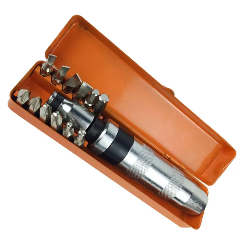 

13pcs Impact Screwdriver Set Motorcycle Repair Kit Screw Batch Star Hexagon Tool Screwdriver heads Chrome Vanadium Steel