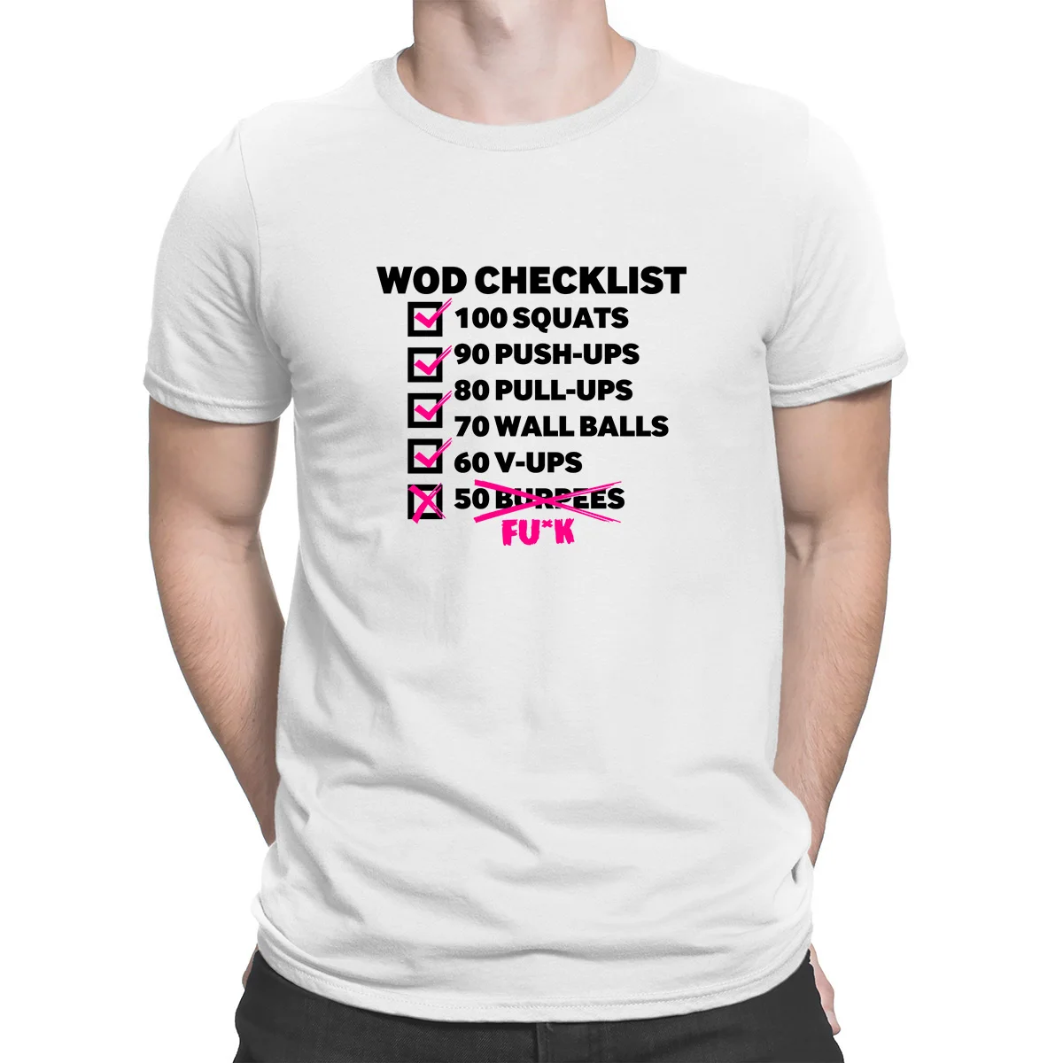 Wod контрольная футболка, поп топ, футболка, смешная, повседневная, с буквенным дизайном, футболка для мужчин, S-3xl, уличная одежда, весна, против морщин