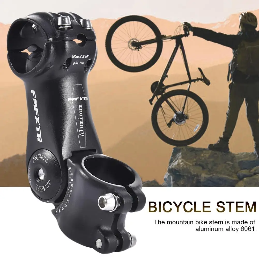 High-strength Adjustable Aluminum Alloy Cycling Bike Stem Handlebar Stem Road MTB Mountain Bicycle Stem Bicycle Parts Cycling