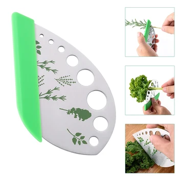 

1Pc Multi-Function Vegetables Stripper Stainless Steel Herb Leaf Remover Stripper Vegetable Cutter Home Kitchen Peeling Tool