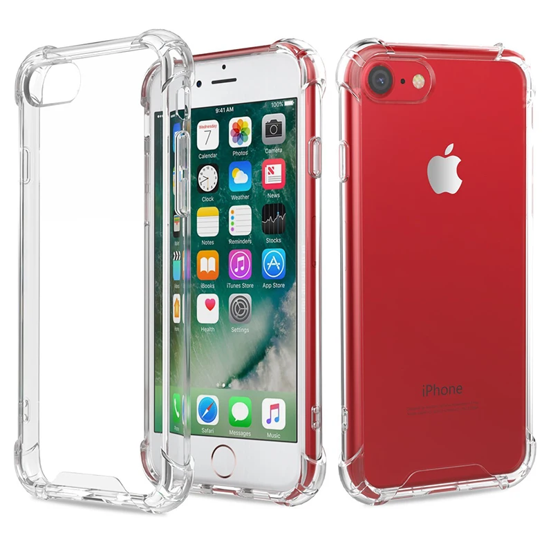 

Ultra Thin Hard Acrylic Back Soft TPU Case For iPhone 11 Pro Max XS XR X 8 7 6 6S Plus Clear Shockproof Protective Back Cover