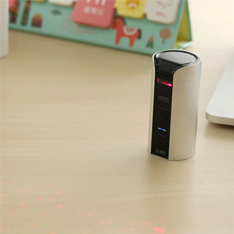 BESTBluetooth клавиатура проекция Виртуальная клавиатура Bluetooth аудио с микрофоном алюминиевый сплав