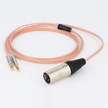 

Preffair Hi-End OCC Copper 4pins XLR Male to 2x3.5mm Stereo Male Audio Adapter Cable Upgrade Cable Hifi earphone headphone cable