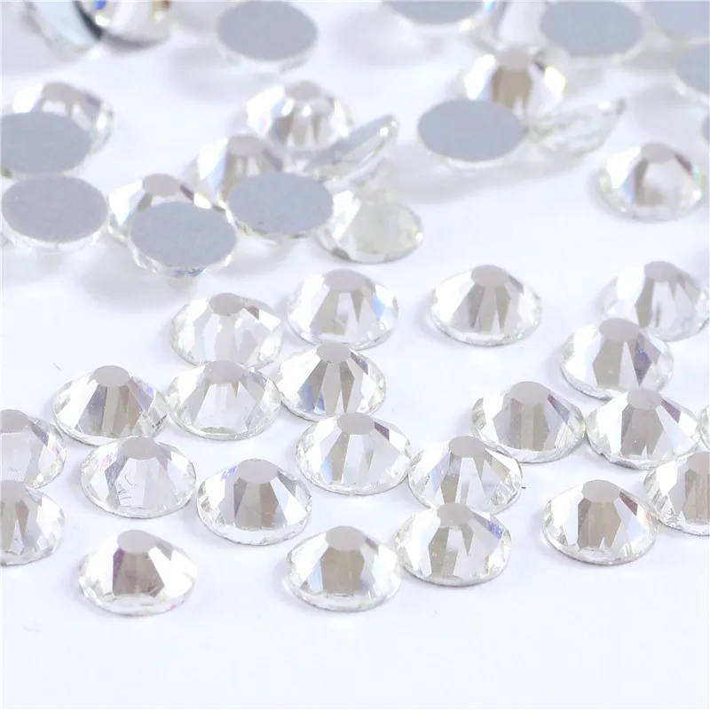 Nail Art Rhinestones Glitter Glass Stone Crystal Non Hot Fix