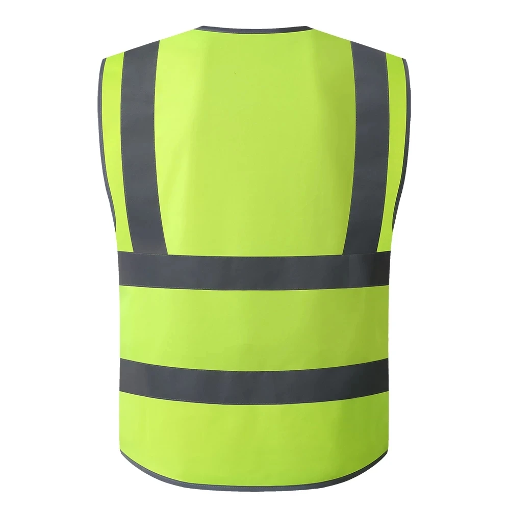 Reflective Vest Safety Vest High Visibility Vest High Visibility Reflective Moto Night Riding Jacket Clothing Hi Vis Workwear Construction Work Men Summer