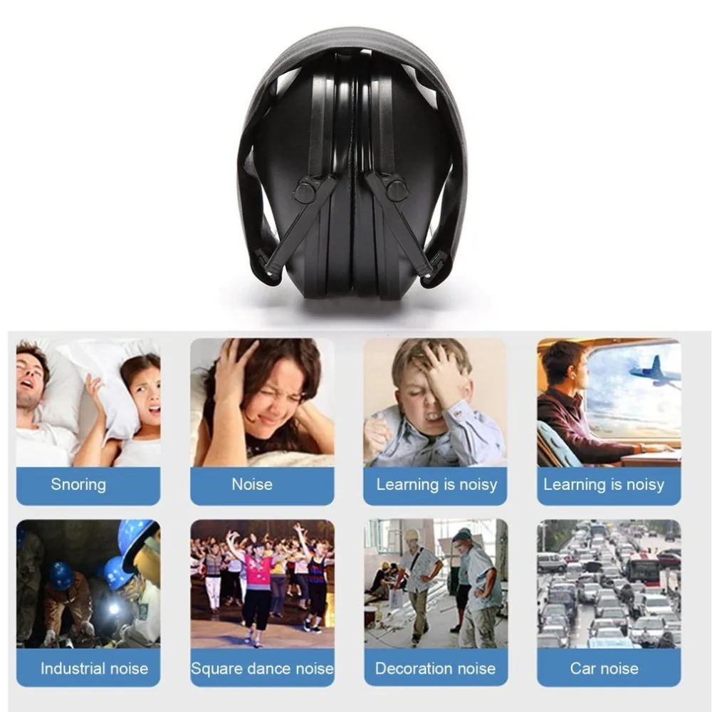 Adjustable Foldable Anti-Noise Noise Canceling Tactical Shooting Headset Soft Padded Earmuff for Sport Hunting Military - Famidy.com