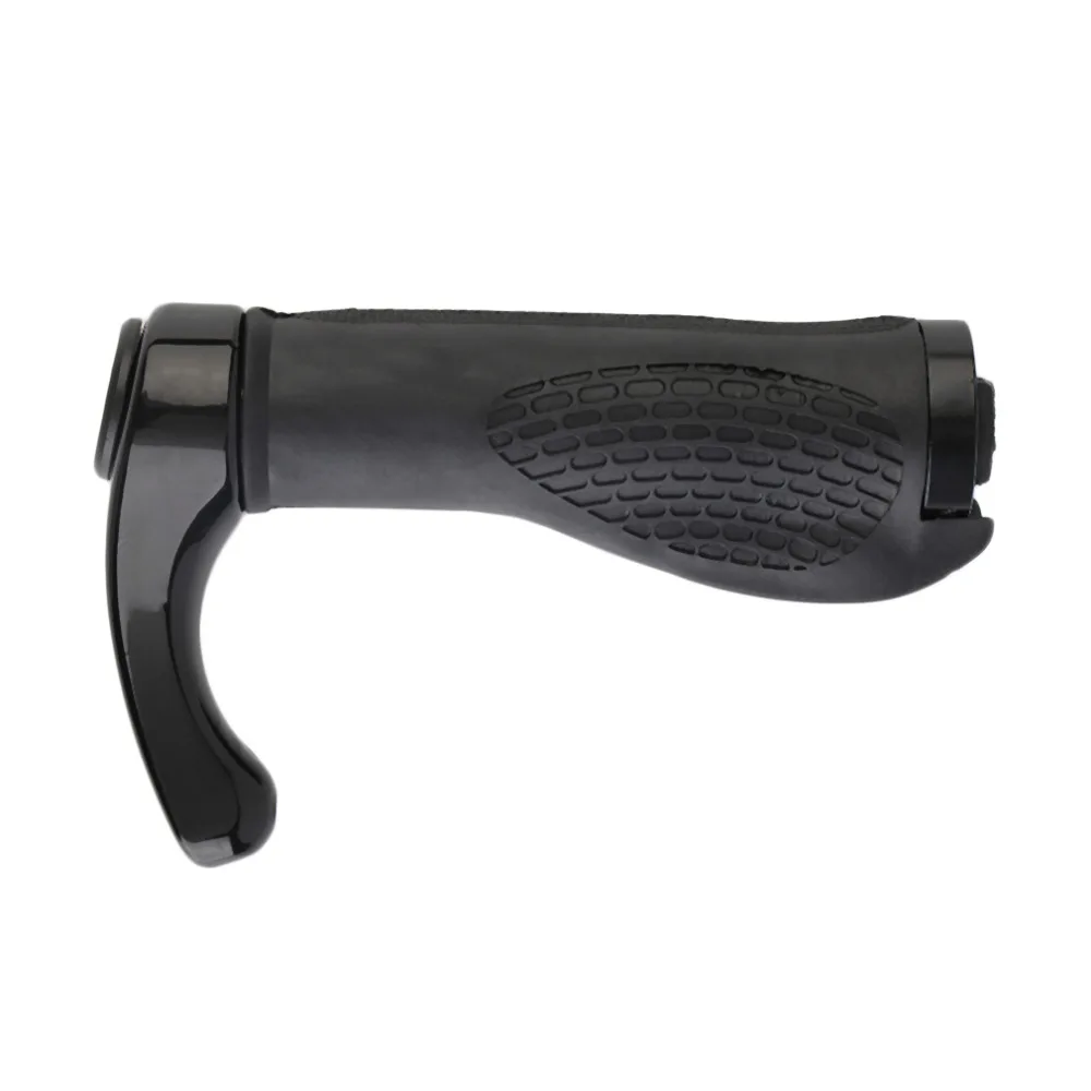 2pcs Cycling Handle Grip Bar End Durable Anti-slip Rubber Aluminum Alloy MTB Mountain road Bike Bicycle lock-on Handlebar Cover