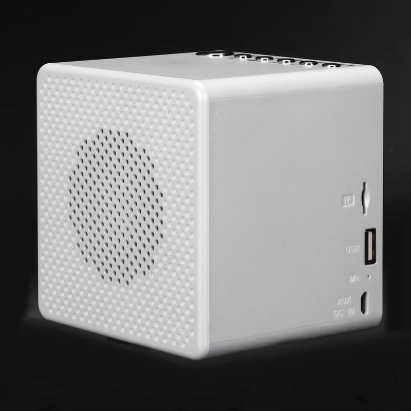 Многофункциональный Bluetooth будильник динамик с двойным usb-интерфейсом зарядка аудио светодиодный зеркальные часы музыкальный дисплей настольные часы