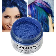 Harajuku Style Styling Products Hair Color Wax Dye One-time Molding Paste Seven Colors Hair Dye Wax maquillaje