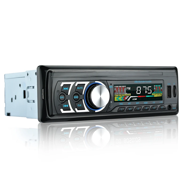 Автомобильный MP3-плеер, автомагнитола, 1 DIN, USB, быстрая зарядка, Bluetooth, громкая связь, цифровой медиаплеер, 4X25 Вт, fm-радио, поддерживает IOS и Android