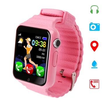 

V7K Smart Watch Kids Waterproof Smart Watch 2020 Camera Dial Call Alarm Clock 2G Baby Smart watches For children Gps Watch Child