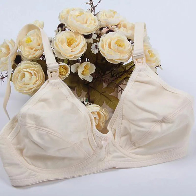 Nursing Bra Shoulder Opening Maternity Underwear Bra Maternal Breastfeeding Feeding Bras