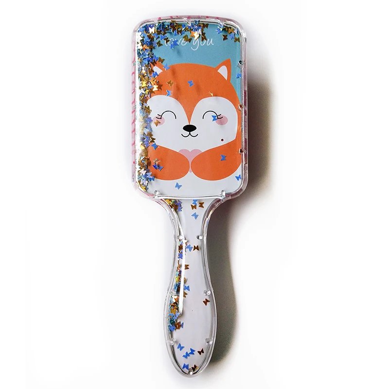 Cute Cartoon Animal Children Foam Panda Anti-static Hair Brush Massage Comb Detangle Hair Brush Salon Styling Tools