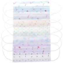 10 шт одноразовые пылезащитные маски для рта 3 слоя нетканые одноразовые нетканые медицинские маски