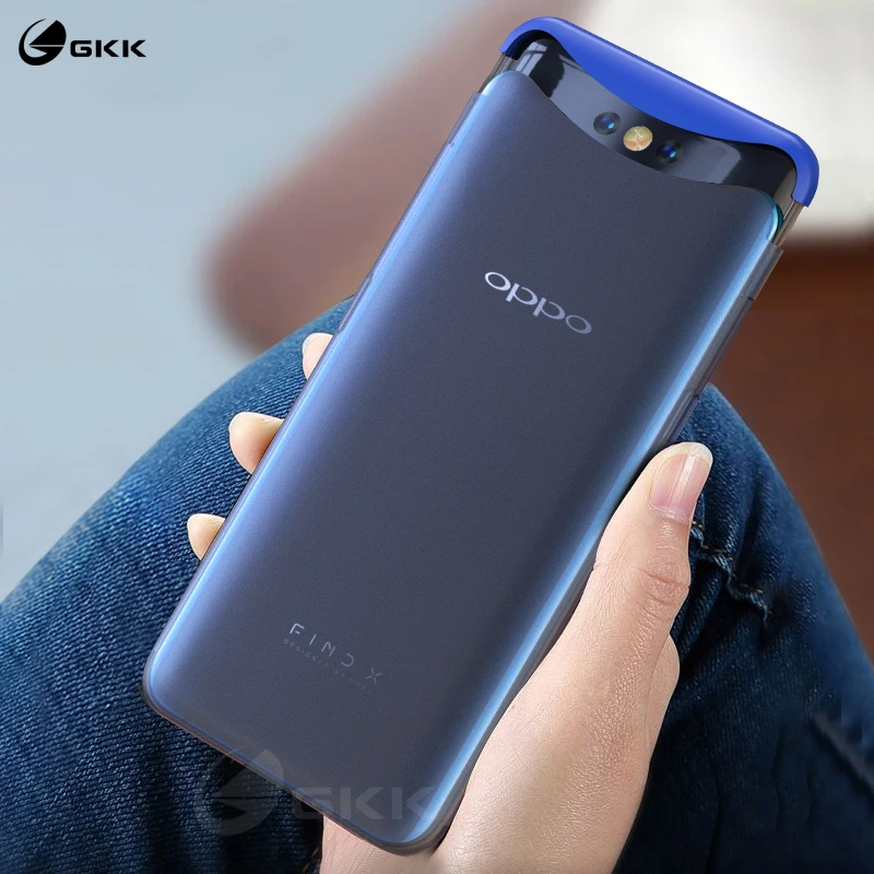 Роскошный простой чехол GKK для Oppo Find X, полупрозрачный противоударный ультратонкий жесткая матовая поверхность из поликарбоната чехол для Oppo Find X Coque Fundas