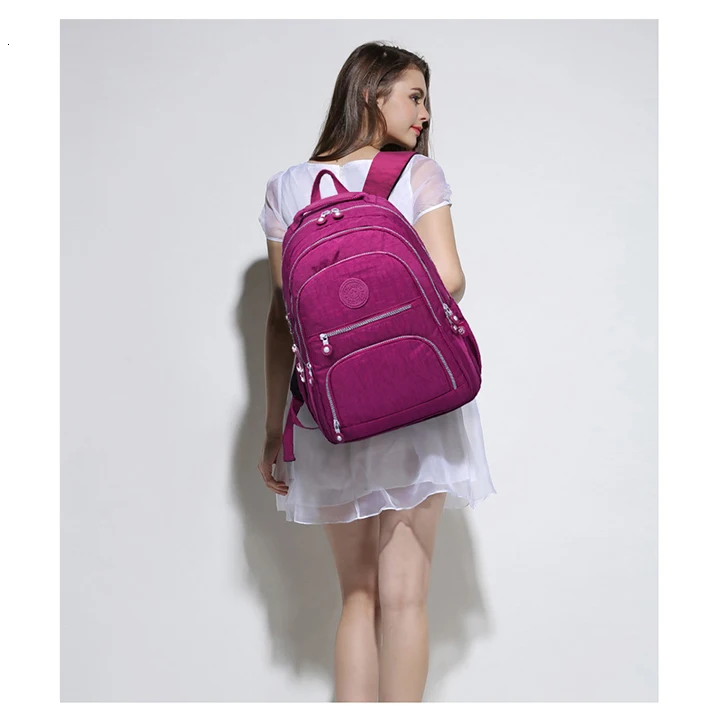 TTOU школьный рюкзак для девочек-подростков Mochila Feminina, женские рюкзаки, нейлоновый водонепроницаемый повседневный рюкзак для ноутбука, женский рюкзак