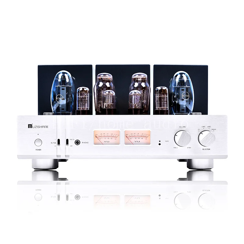 

MUZISHARE X10 KT150*2 Integrated Tube Amplifier dual Vacuum Tube Rectification Single-end Class A 22W*2 power amplifier