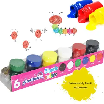 

20ml/30ml Colors Washable Gouache Paint for Kids School Finger Paint New