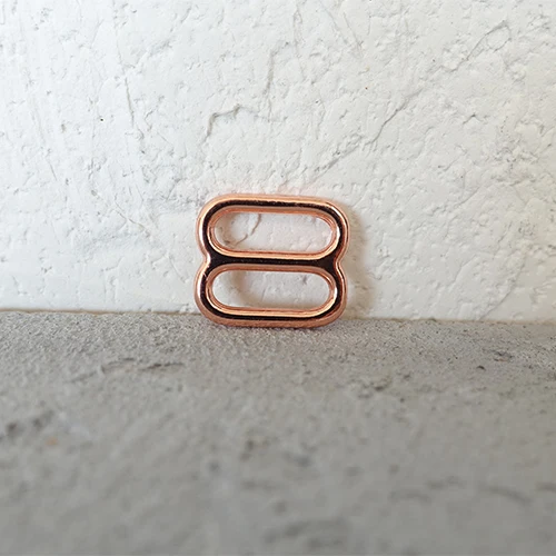 Rose Gold 100 шт./лот, Регулируемая пряжка, сделай сам, аксессуар для 15 мм, пояс для швейной сумки, ошейник для собак, кошек, высокое качество, металлическая пряжка с покрытием, 4 цвета - Цвет: Rose Gold