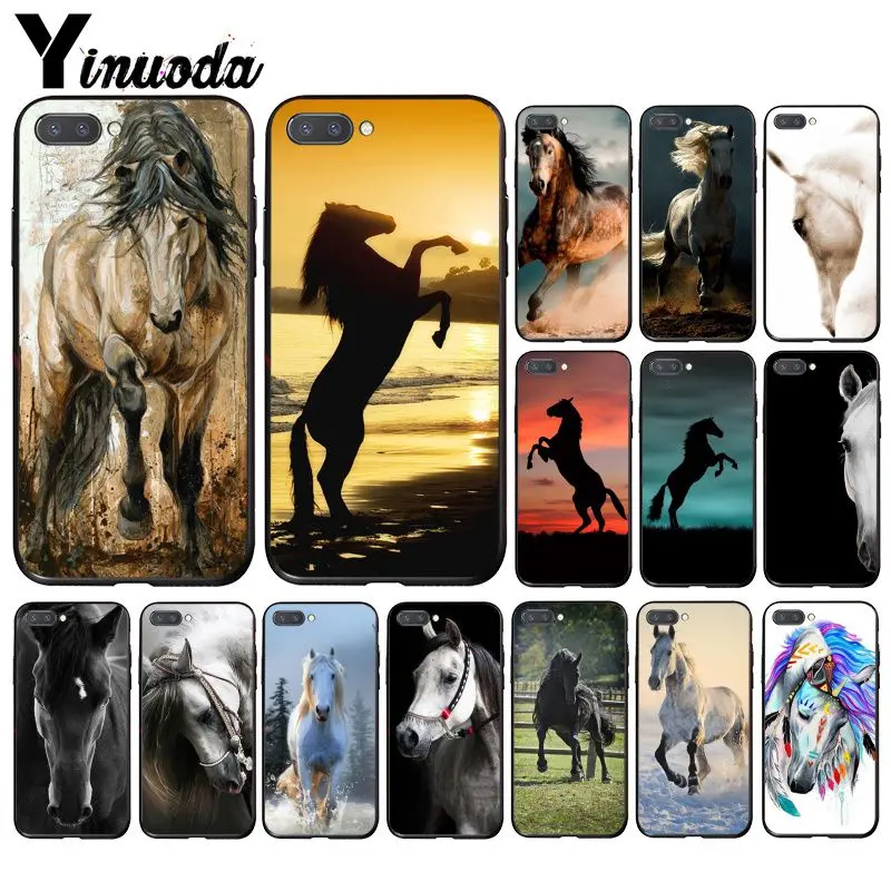 

Yinuoda Running horse Phone Case for Huawei Honor 8X 9 10 20 Lite 7A 5A 7C 10i 20i View20